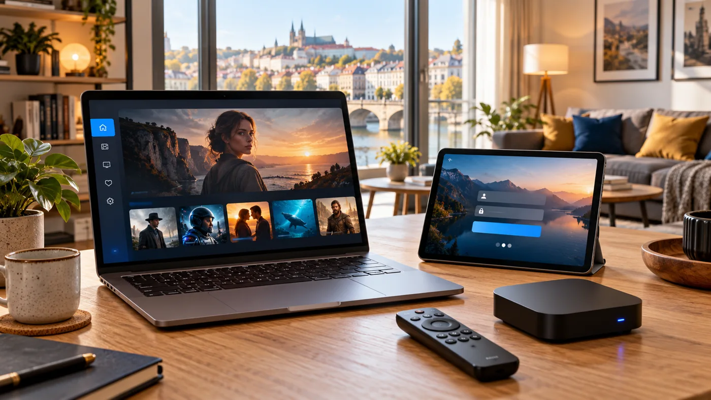 IPTV-Player-Einrichtung auf Laptop und Tablet
